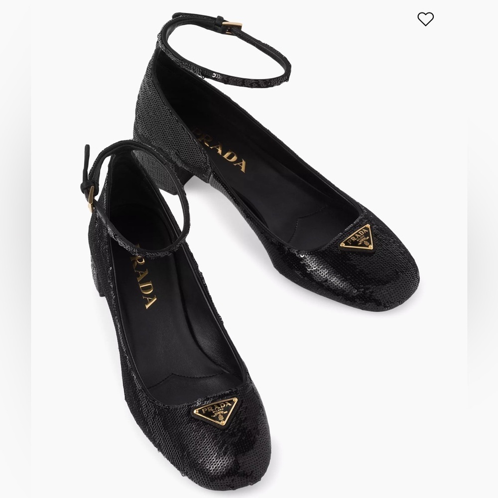 Prada
Sequined Satin Pumps Sandals - Picture 3 of 7